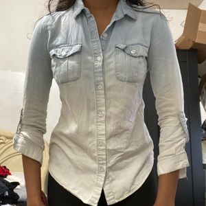 3 for $18 Ombré button up shirt Elena Gilbert Inspired